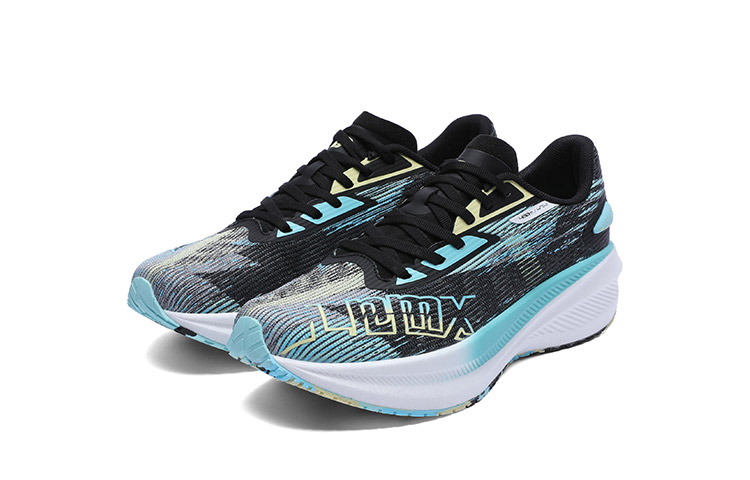 LPMX Breathable Low top Running Shoes Men’s Black Blue
