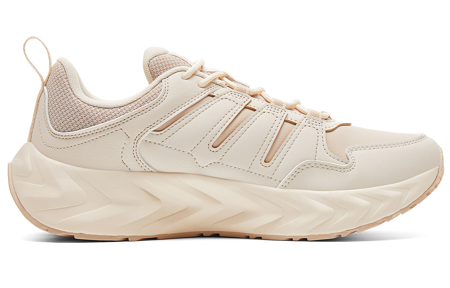 PEAK Synthetic Leather, Textile Cushioning Rebound Abrasion Resistant Breathable Low top Casual Running Shoes Men’s