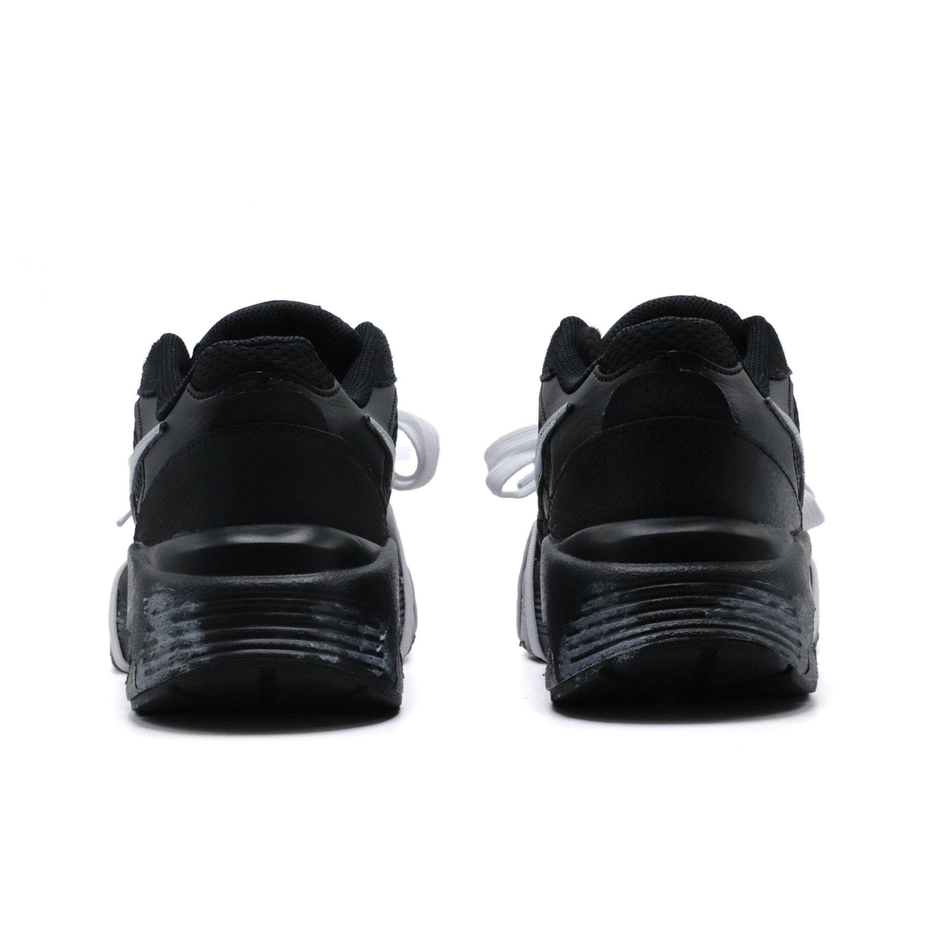 Nike Air Max Fusion Mesh, Textile Slip Resistant Abrasion Resistant Low top Marathon Running Shoes Men’s Black