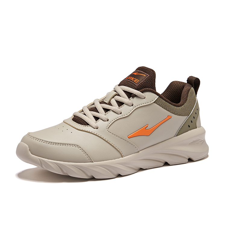 Erke Cushioning, Wear Resistant Low top Casual Training City Commuting Running Shoes Men’s Brown