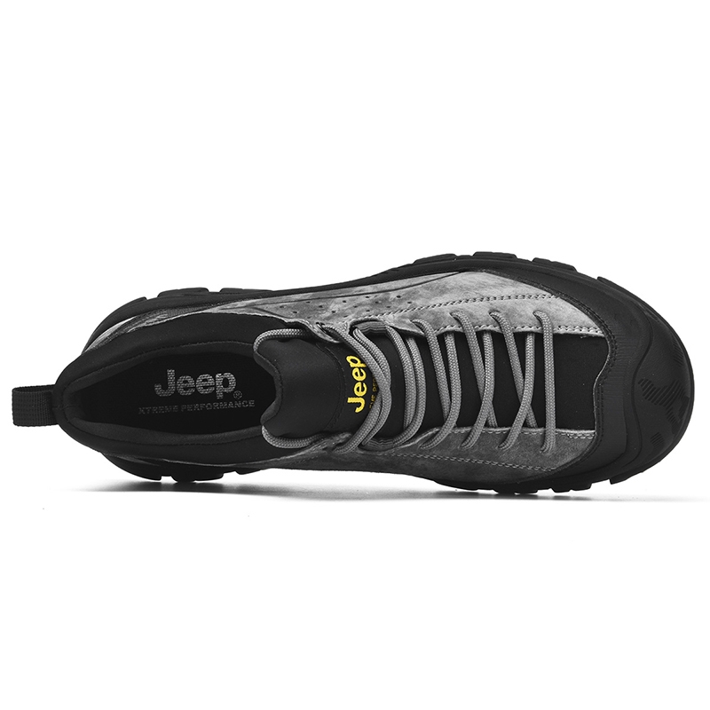 Jeep Abrasion Resistant Breathable Lightweight Height Increasing Low top Outdoor Shoes Men’s