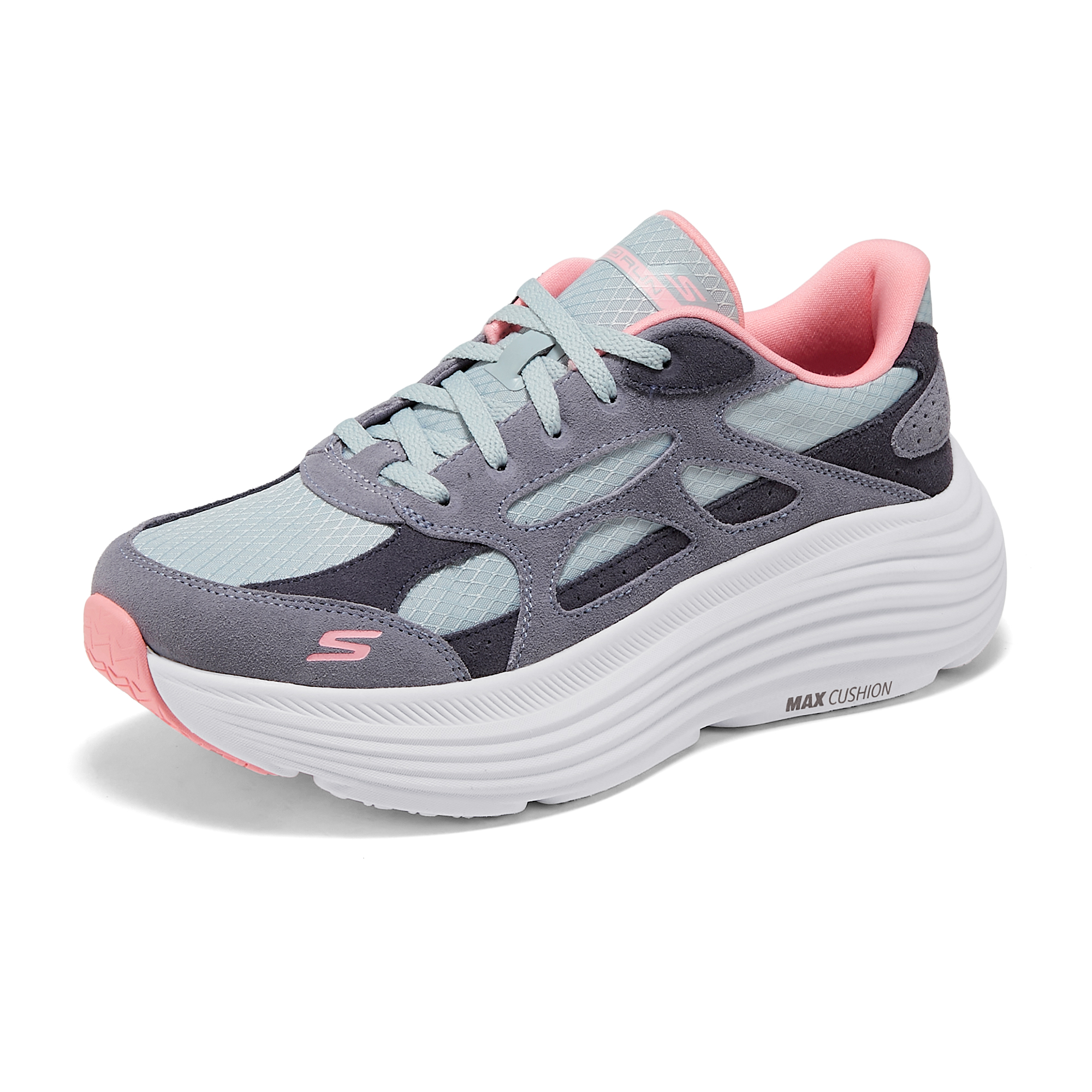 Skechers Breathable Lightweight Support Cushioning Abrasion Resistant Low top Casual Running Shoes Women’s Purple