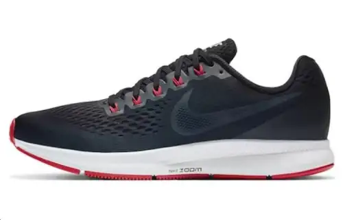 Nike Air Zoom Pegasus 34 Black Red Orbit