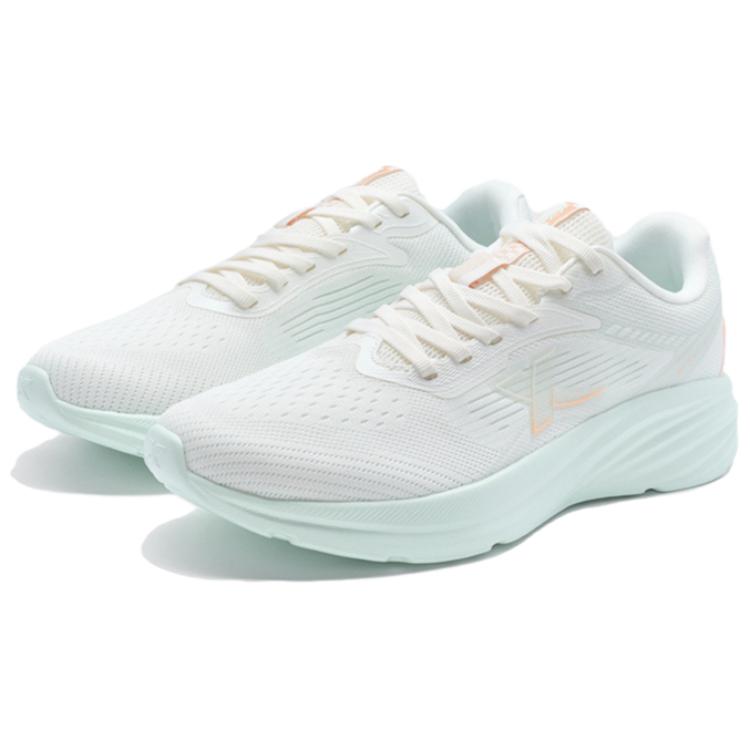 XTEP Comfortable Slip Resistant Abrasion Resistant Low top Running Shoes Women’s White Green