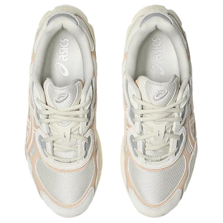 ASICS GEL NYC Abrasion Resistant Low top Casual Running Shoes Unisex Beige Gray