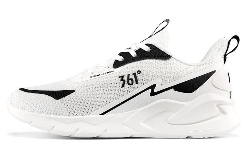 361° Cushioning, Wear Resistant Low top Running Shoes Men’s White Black