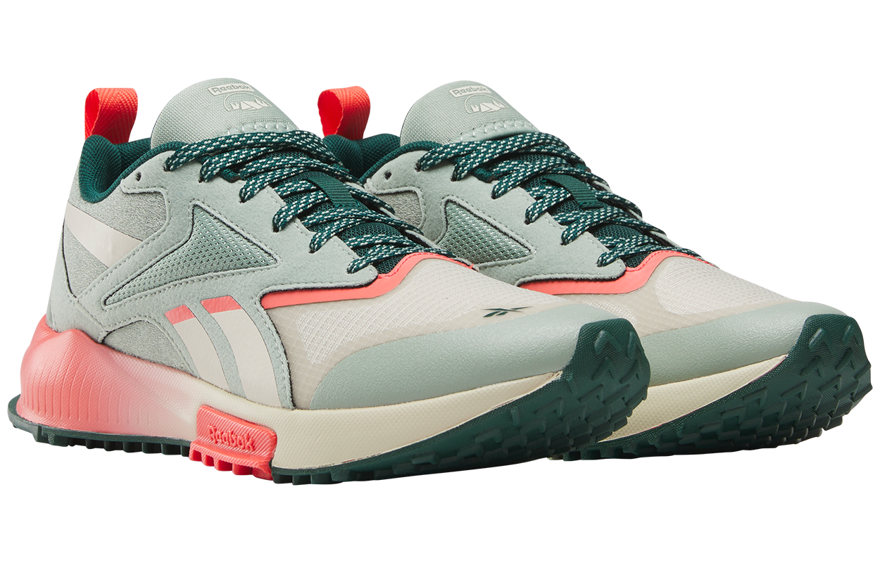 Reebok Abrasion Resistant Breathable Low top Casual City Commuting Running Shoes Women’s Red Green