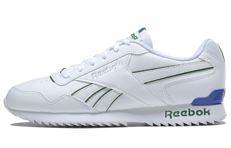 Reebok Royal Glide Running Shoes Men's Low Top White/Green