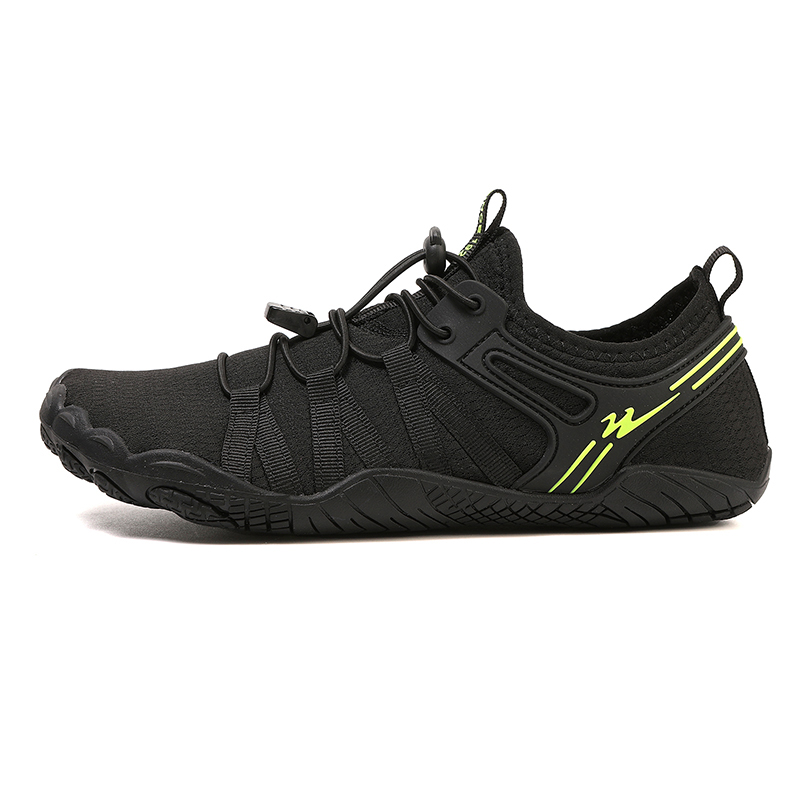 Binary Slip Resistant Quick Dry Lightweight Low top Outdoor Shoes Unisex Black