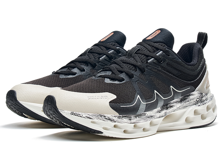 XTEP Cushioning Spin 10.0 Slip Resistant Abrasion Resistant Low top Running Shoes Men’s Black Gray
