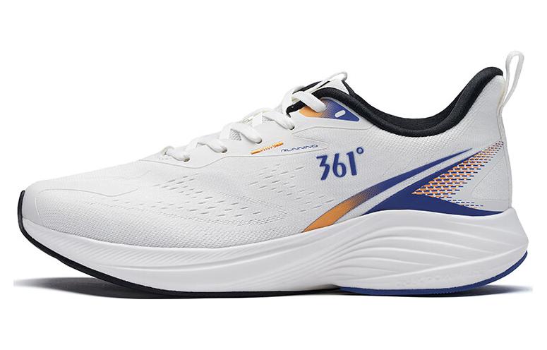 361° Yu Yi Cushioning Slip Resistant Abrasion Resistant Low top Running Shoes Men’s White Blue