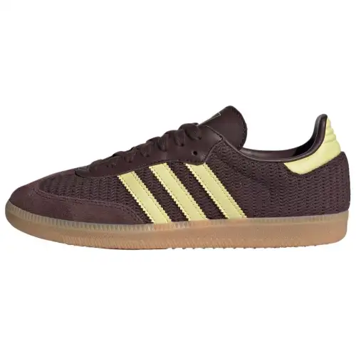 Samba Wmns Adidas Originals Og 'Shadow Brown Powder Yellow' Women's