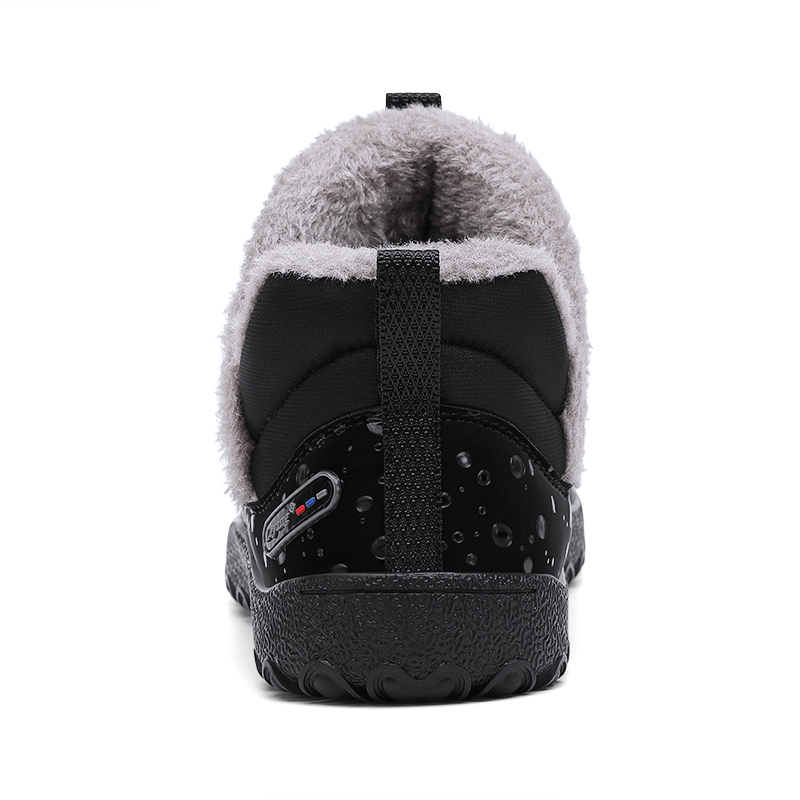 Leyang Versatile Fleece Lined Outdoor Shoes Unisex Black
