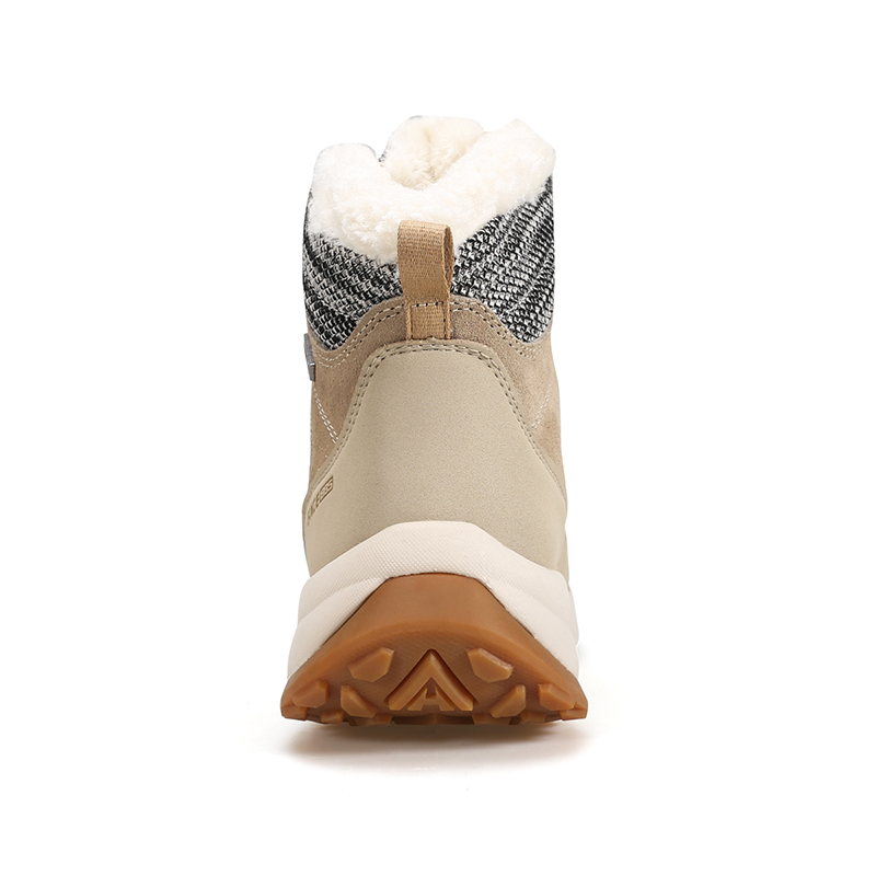 HUMTTO Comfortable Fleece Lined High top Outdoor Shoes Women’s Beige