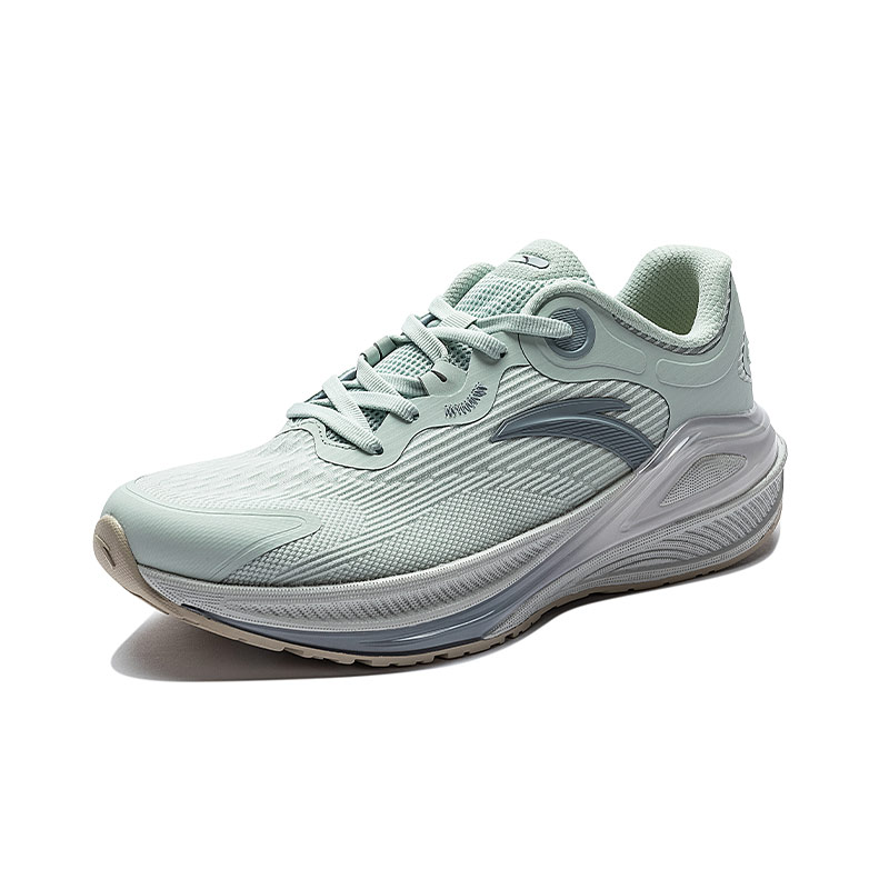 CHAOJIANTA Slip Resistant Abrasion Resistant Low top Running Shoes Women’s White Gray Green