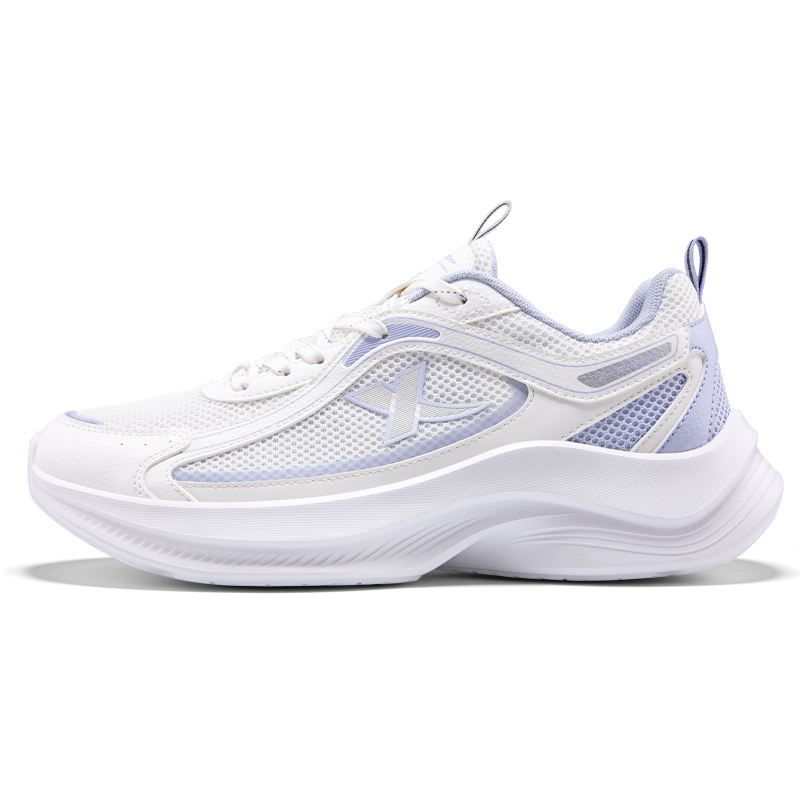 XTEP Slip Resistant, Abrasion Resistant, Breathable Low top Casual Running Shoes Women’s White
