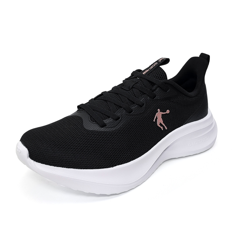 QIAODAN Running Shoes Women’s Black Gold White