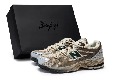 New Balance NB 1906R Coverage Low top Y2k Retro Running Shoes Unisex Beige Brown Silver