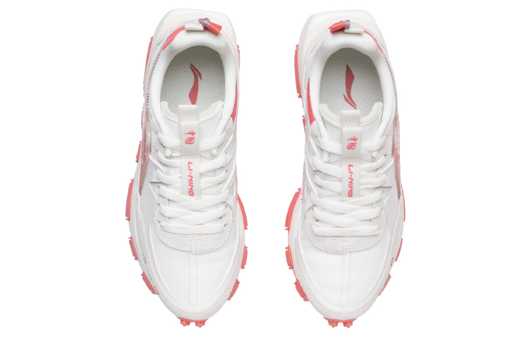 Li Ning Cushioning Low top Running Shoes Women’s White Red