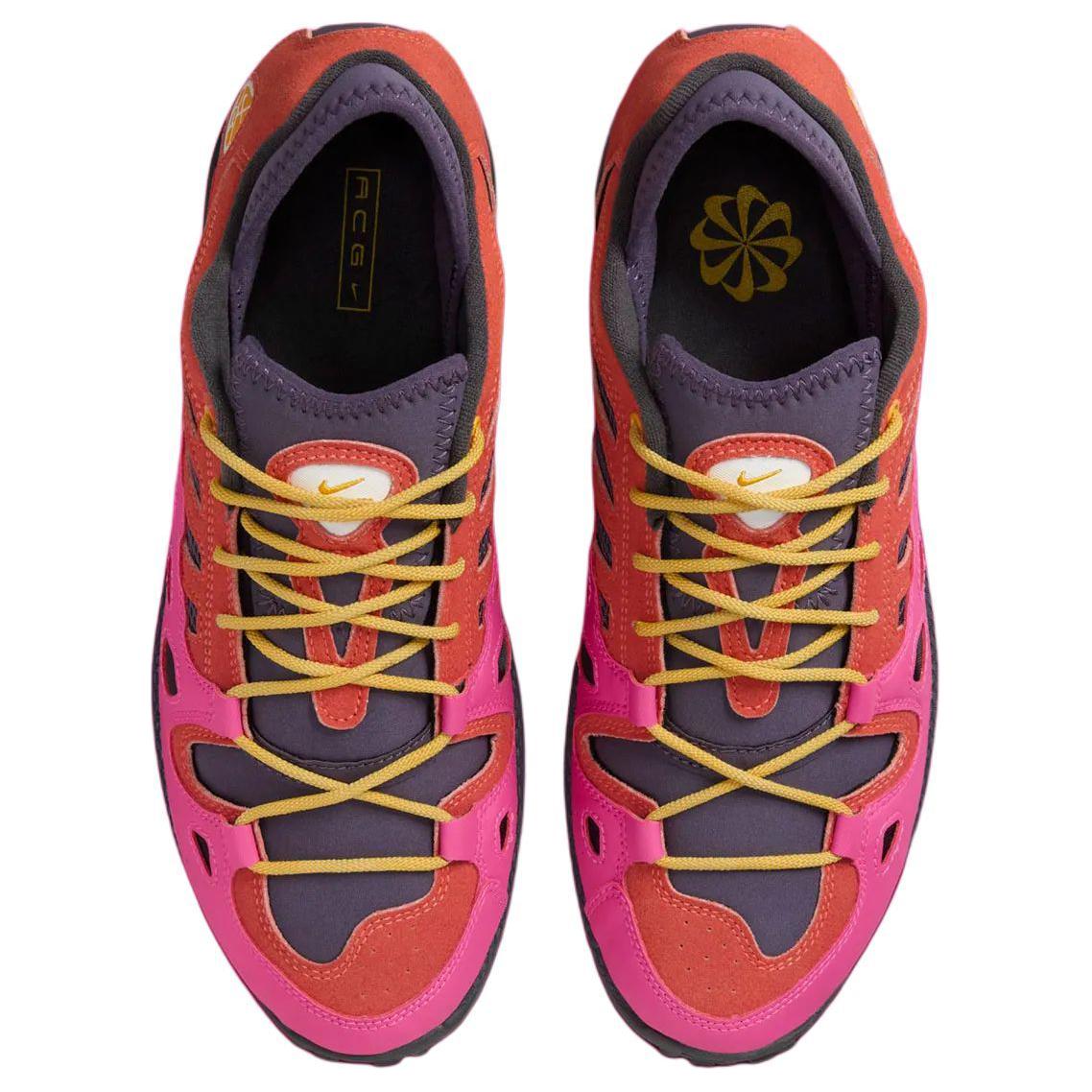 Nike Acg Air Exploraid Light Wild Mango Dark Raisin Laser Fuchsia University Gold