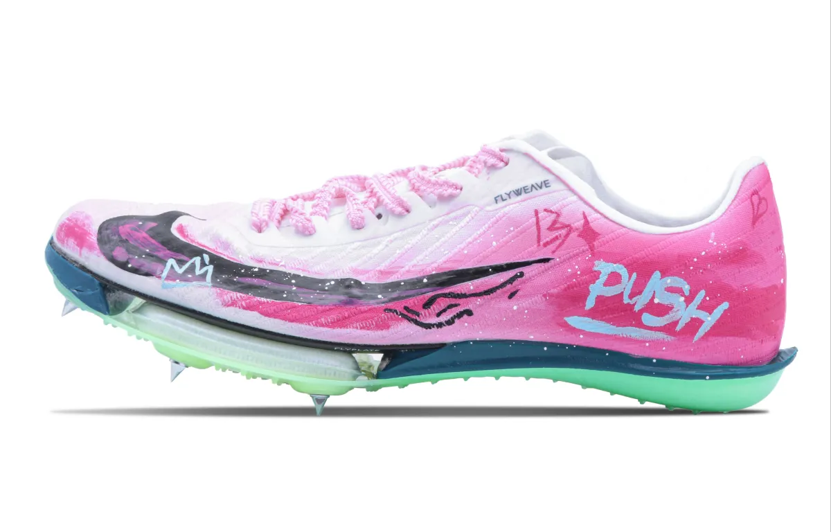 Nike Maxfly 2 Cushioning Rebound Cushioning Rebound Low top Air Zoom Running Shoes Men's Pink