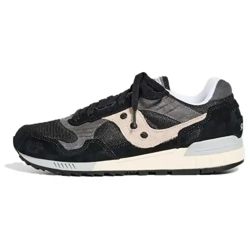 Saucony Shadow 5000 Cushioning Slip Resistant Abrasion Resistant Low top Running Shoes Unisex Black