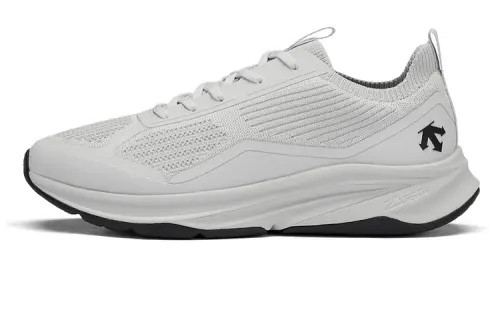 DESCENTE Textile, Top Grain Cow Leather Cushioning Slip Resistant Abrasion Resistant Low top