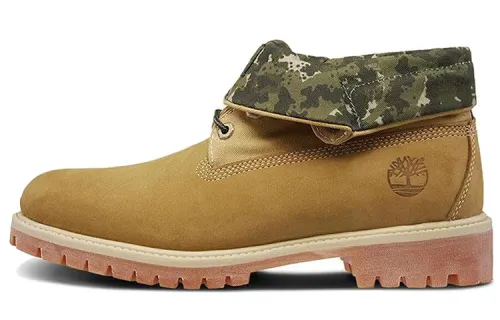 Timberland Roll Top Boots Basic 'Wheat Green Camouflage'