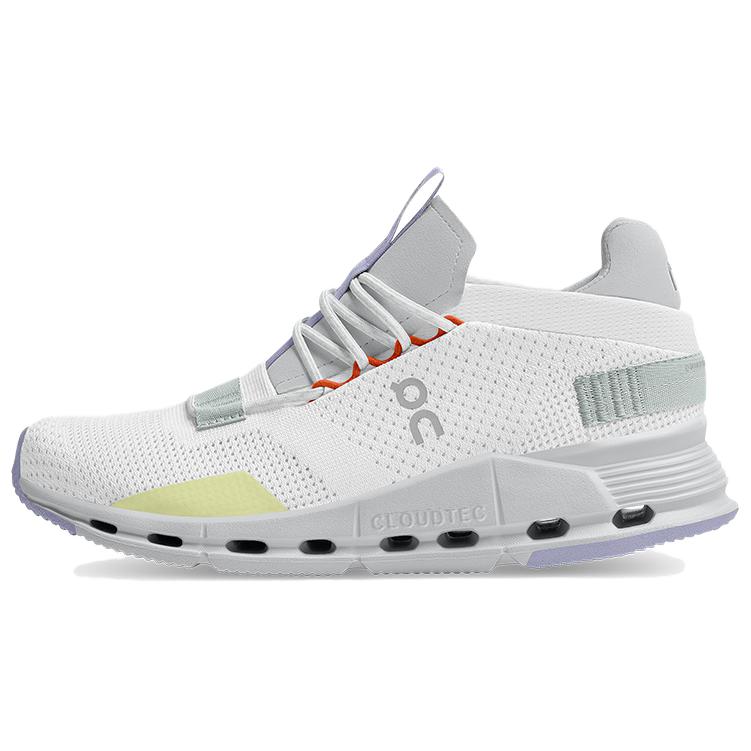 On Running Cloudnova White Glacier Grey Lavender Women’s