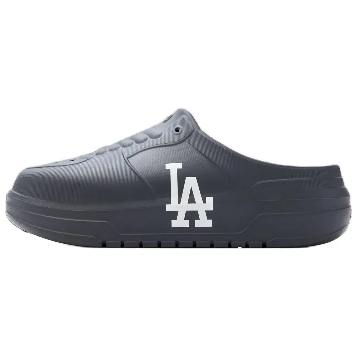 MLB Los Angeles Dodgers Slip Resistant Abrasion Resistant Slip Resistant Closed Toe Slippers Unisex Black