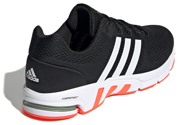 Кроссовки adidas Equipment 10 (черно-бело-оранжевые) — фото 4
