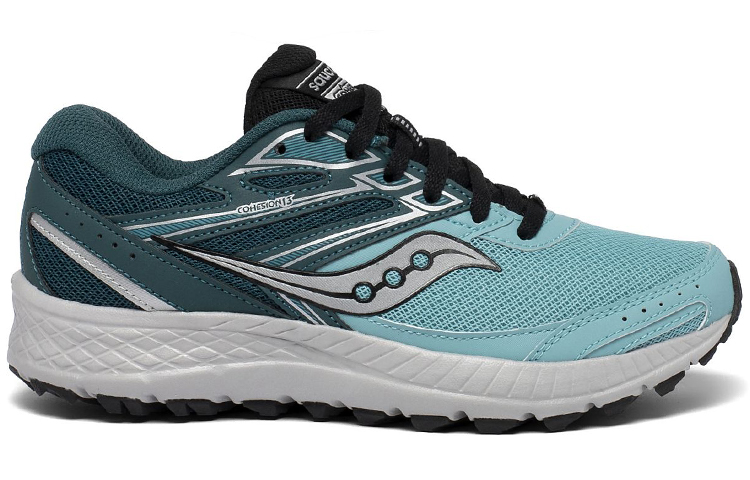 Saucony Cohesion 13 Running Shoes Women’s Low Top Dark Blue And Light Blue