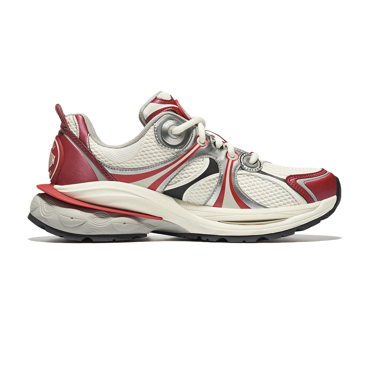 Palladium Comfortable Slip Resistant, Abrasion Resistant, Rebound Low top Running Shoes Men’s White Red
