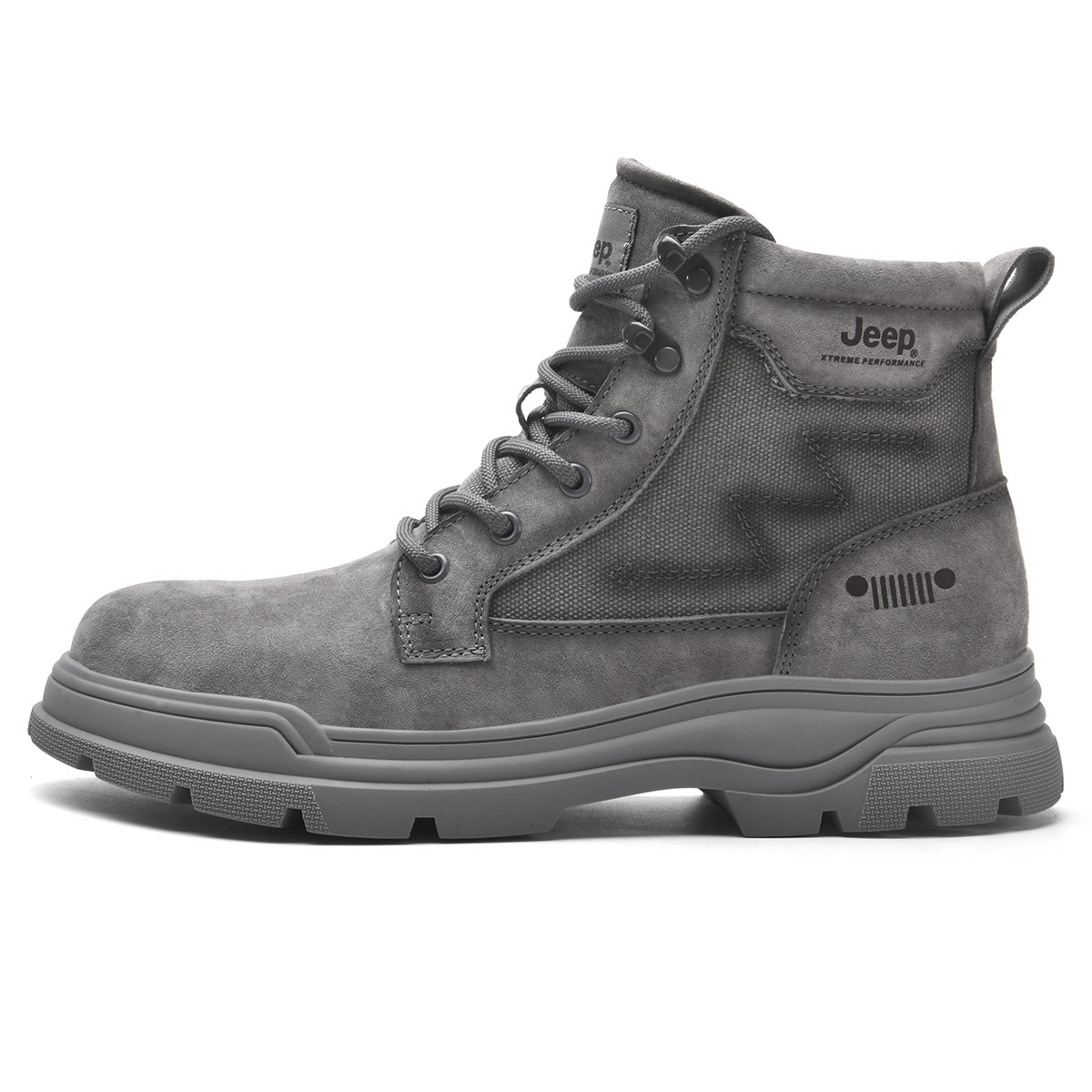 Jeep High top Outdoor Shoes Men’s Gray