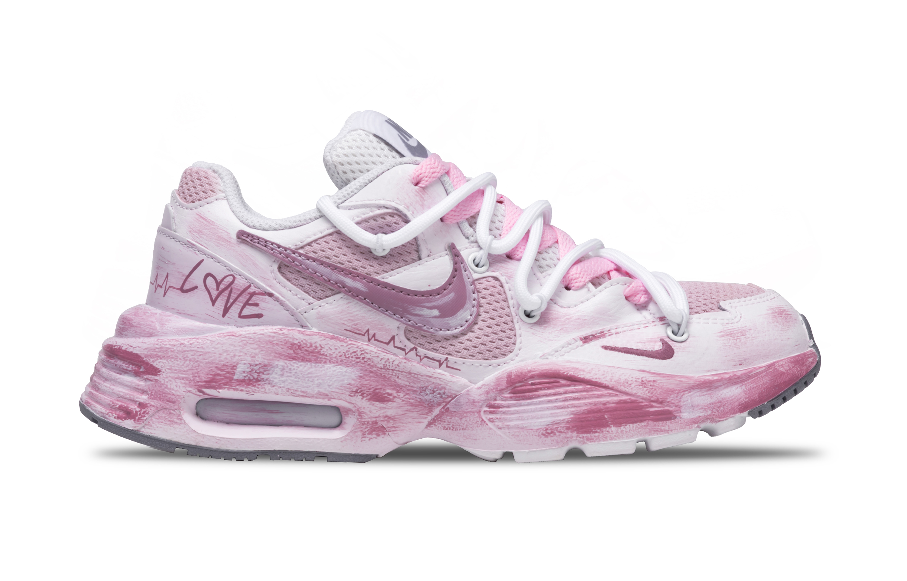 Nike Air Max Fusion Low top Running Shoes Women’s Blue Pink