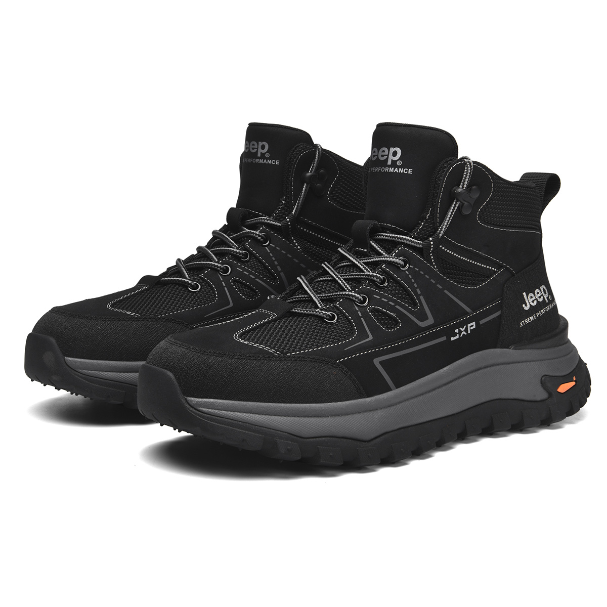 Jeep Mid top Outdoor Shoes Men’s Black