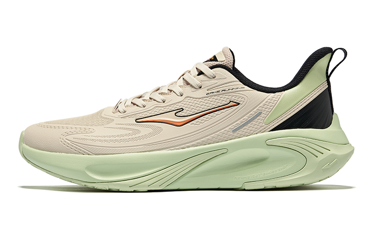 Erke Cushioning Abrasion Resistant Breathable Low top Running Shoes Men’s Birch Wood