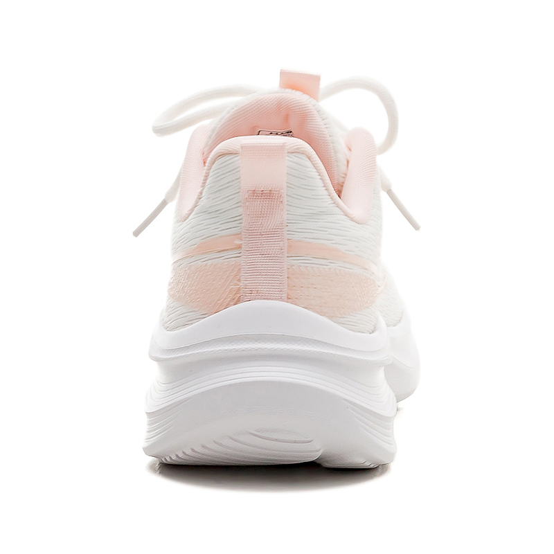 HUANQIU Slip Resistant, Abrasion Resistant, Breathable Low top Casual Running Shoes Women’s White Pink
