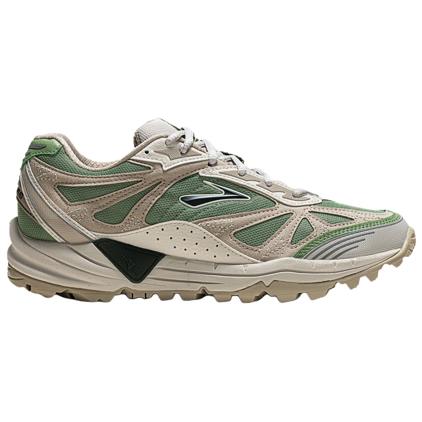 Brooks Cascadia 1 Cushioning Abrasion Resistant Breathable Support Running Shoes Unisex Green
