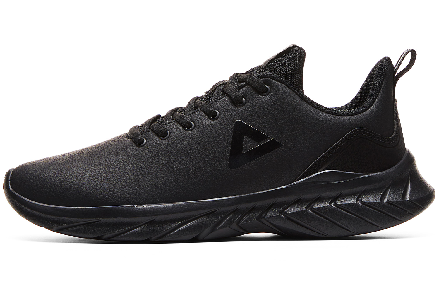 PEAK Qingyi Textile, Synthetic Leather Low top Running Shoes Women’s Black