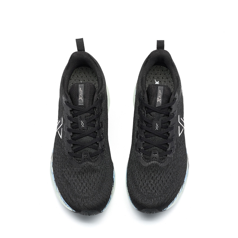 XTEP Cushioning Spin 11 Cushioning Abrasion Resistant Coverage Lightweight Low top Running Shoes Women’s Black