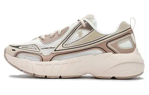FILA FUSION CRED Leader Durable Breathable Low-Top Casual Running Shoes Women's White Beige