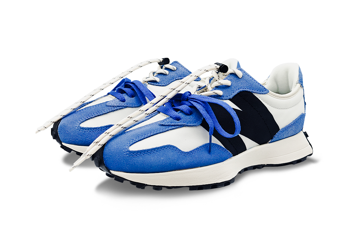 New Balance NB 327 Cushioning Breathable Coverage Low top Casual City Commuting Running Shoes Unisex Blue