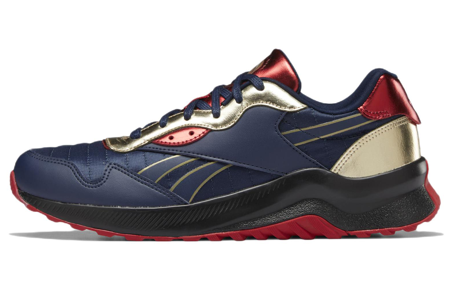 Power Rangers x Reebok Heritance Comfortable Leather Low top Rubber Casual Running Shoes Men's Blue