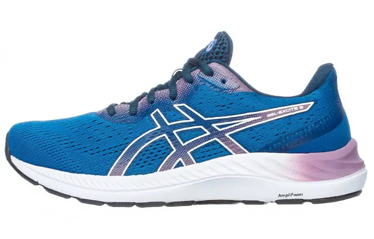 ASICS Gel Excite 8 Running Shoes Women's Low Top Blue/White
