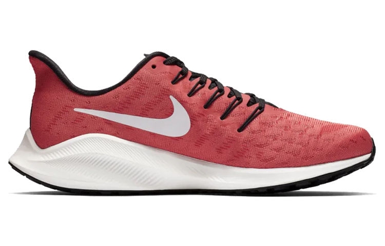 Женские кроссовки Nike Air Zoom Vomero 14 PU (оранжево-красные) — фото 2