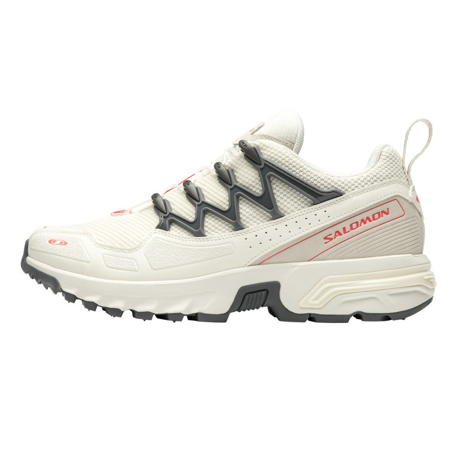 SALOMON ACS+ Fabric Cushioning Coverage Support Breathable Low top Running Shoes Unisex Vanilla