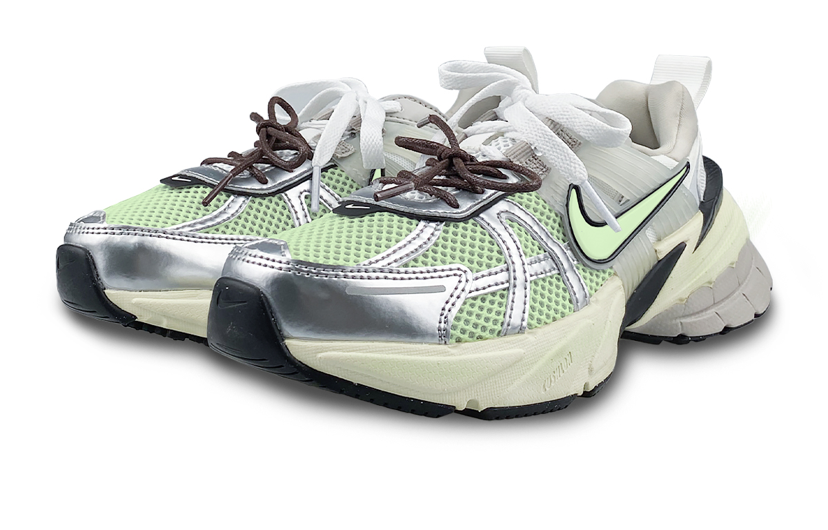 Nike V2K Run Breathable Low top Running Shoes Women’s White Green