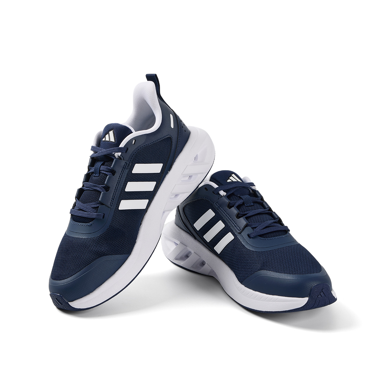 Adidas Fluidcloud Slip Resistant And Breathable Slip Resistant And Breathable Low top Running Shoes Unisex Blue White