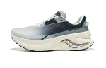 Saucony Shift Flow Lingxun Mesh Cushioning Slip Resistant Low top Running Shoes Unisex Gray Blue